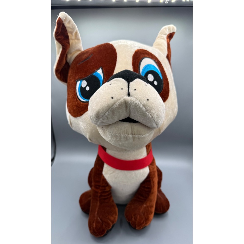 Classic Toy Co French Bulldog Plush Stuffed Animal Big Head Puppy Brown‎ Cream
